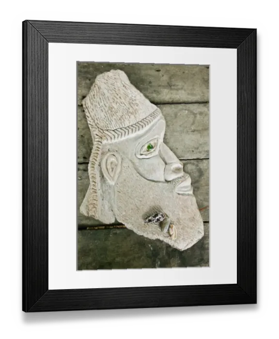 Framed Print : New Caledonia, Northern Grande Terre Island, Puebo. Kanak stone carvings for sale by the roadside Framed Print : New Caledonia, Northern Grande Terre Island, Puebo. Kanak stone carvings for sale by the roadside