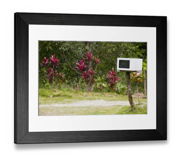 Framed Print : Oceania. New Caledonia, Northern Grande Terre Island, Puebo