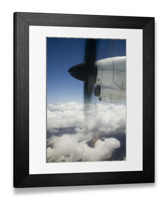 Framed Print : New Caledonia, Ouvea Island. View of Ouvea from turbo-prop airliner Framed Print : New Caledonia, Ouvea Island. View of Ouvea from turbo-prop airliner