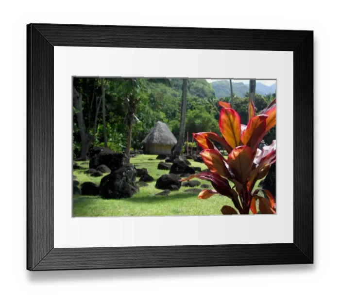 Framed Print : Oceania, French Polynesia Framed Print : Oceania, French Polynesia