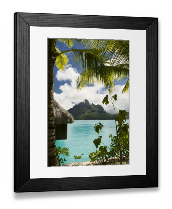 Framed Print : Grounds and scenics of the new luxury St. Regis Resort in Bora Bora Framed Print : Grounds and scenics of the new luxury St. Regis Resort in Bora Bora