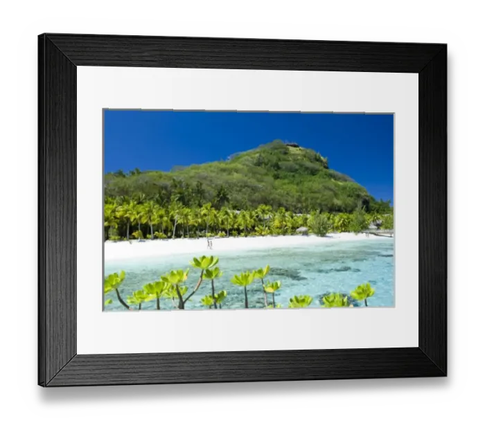 Framed Print : Scenics and grounds of beautiful resort in Bora Bora Framed Print : Scenics and grounds of beautiful resort in Bora Bora