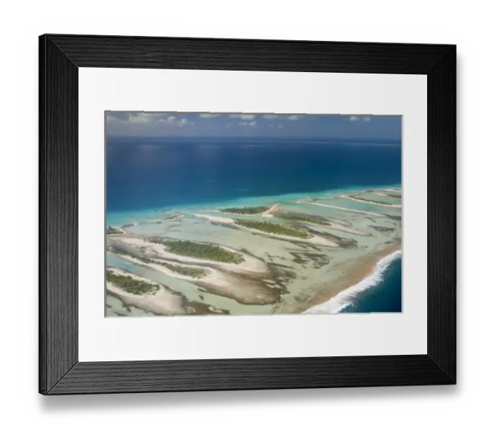 Framed Print : Tikehau, Tuamotu Archipelago, French Polynesia