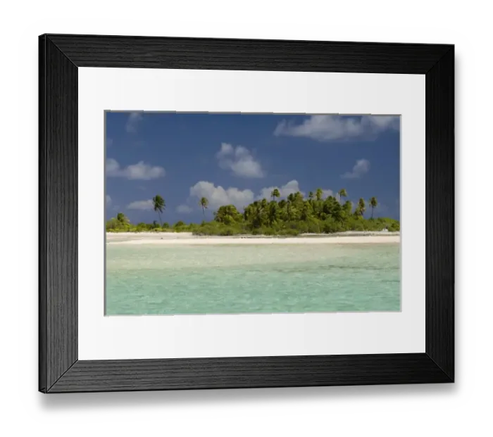 Framed Print : Tikehau, Tuamotu Archipelago, French Polynesia Framed Print : Tikehau, Tuamotu Archipelago, French Polynesia