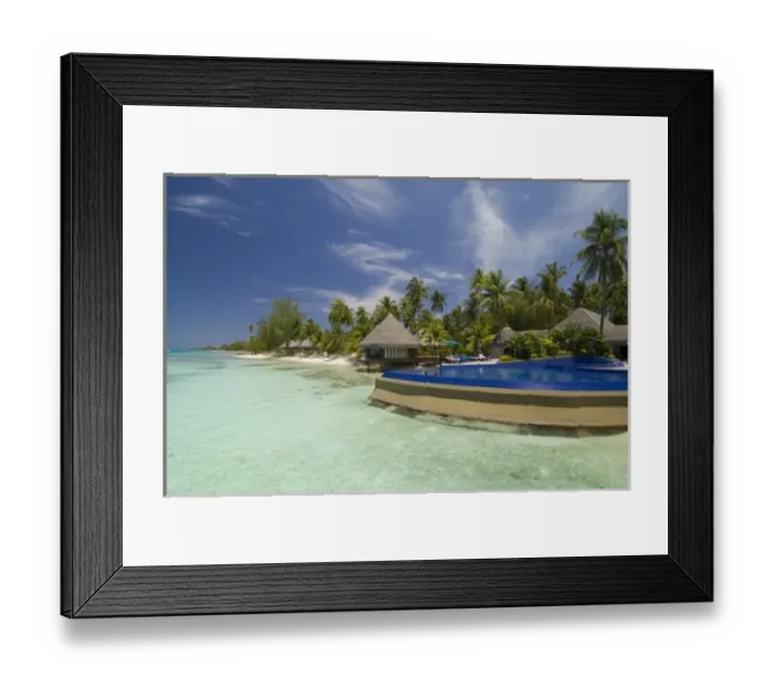 Framed Print : Kia Ora Resort, Rangiroa, Tuamotu Archipelago, French Polynesia Framed Print : Kia Ora Resort, Rangiroa, Tuamotu Archipelago, French Polynesia