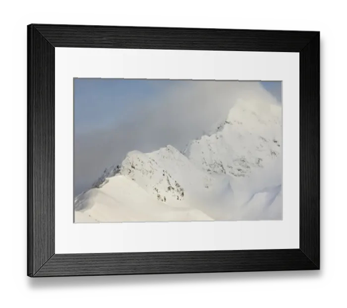 Framed Print : USA, Alaska, Kenai Mountains. Ridge of snow-covered mountains along Turnagain Pass Framed Print : USA, Alaska, Kenai Mountains. Ridge of snow-covered mountains along Turnagain Pass