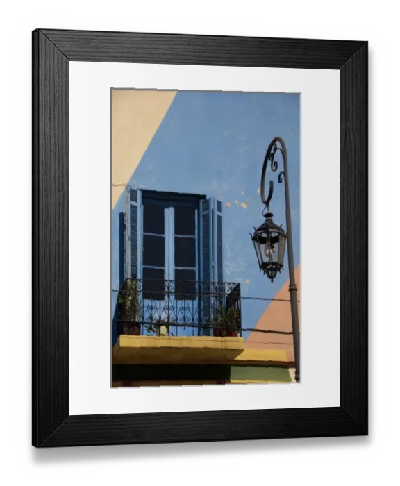 Framed Print : Argentina, Capital city of Buenos Aires. La Boca, the birthplace of Tango. Colorful Caminito