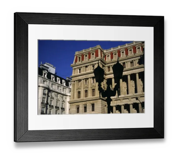 Framed Print : Buenos Aires, Argentina, Exterior of the Palacio de Justicia or Palace of Justice