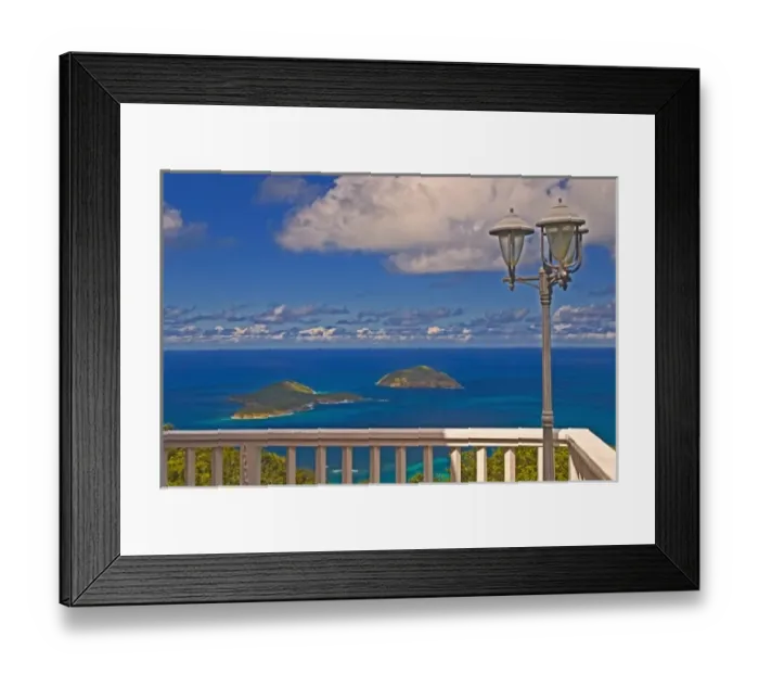 Framed Print : A scenic view of Hull Bay from Mountain Top Estates St. Thomas Framed Print : A scenic view of Hull Bay from Mountain Top Estates St. Thomas