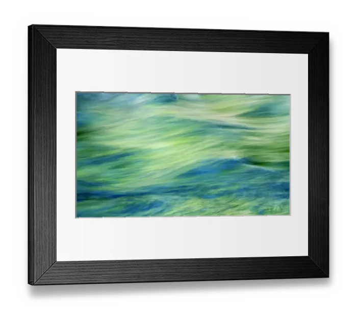 Framed Print : Deception Creek, Washington, color digitally altered Framed Print : Deception Creek, Washington, color digitally altered