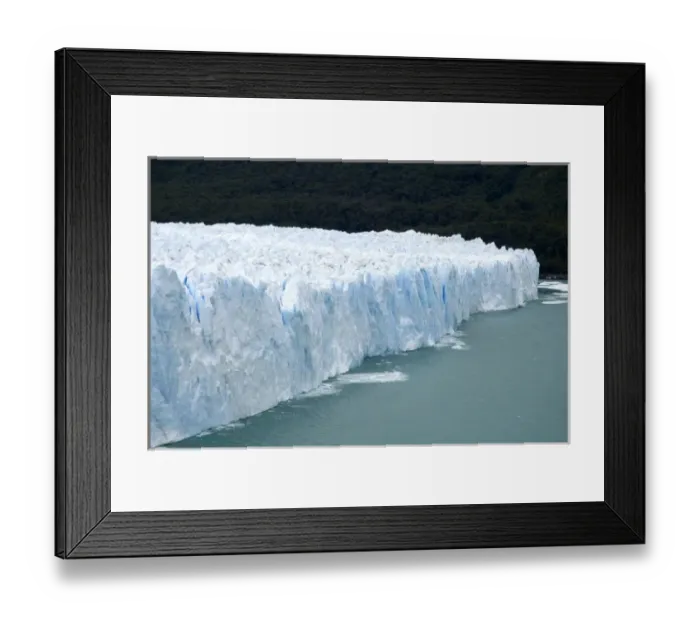 Framed Print : The Perito Moreno Glacier located in the Los Glaciares National Park in the south