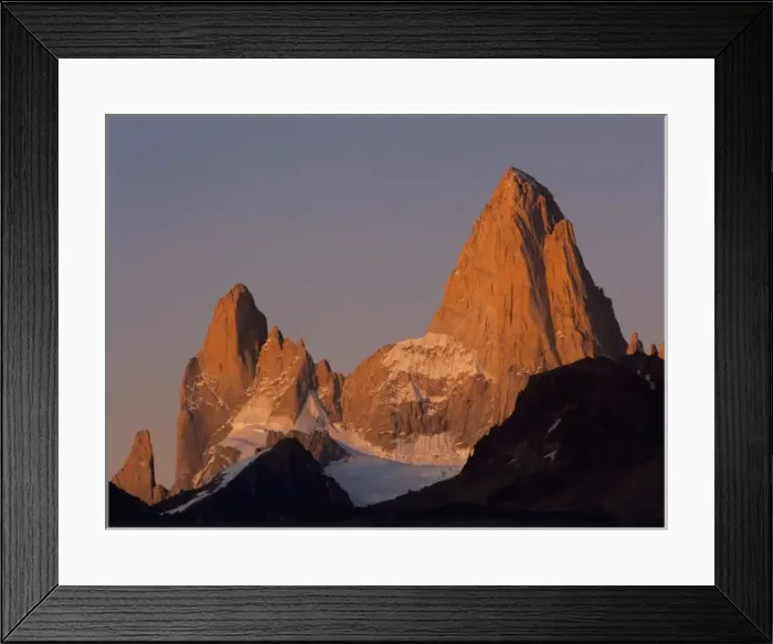 Framed Print : Mount Fitzroy towers above Argentine Patagonia Framed Print : Mount Fitzroy towers above Argentine Patagonia