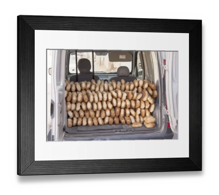 Framed Print : Argentina, Jujuy, Tilcara, bakery delivery