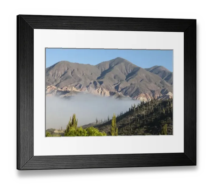 Framed Print : South America, Argentina, Province Jujuy, view of the village Tilcara in the Andes