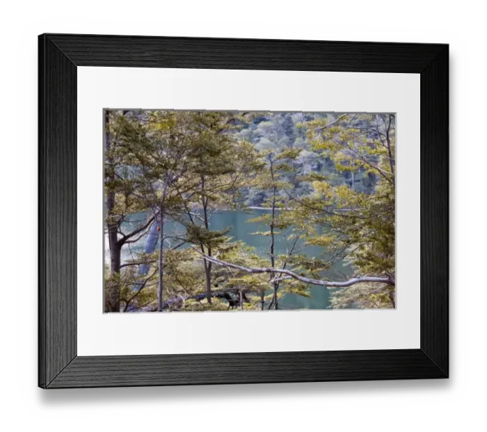 Framed Print : Argentina, Neuquen, Patagonia, mountain lake Framed Print : Argentina, Neuquen, Patagonia, mountain lake