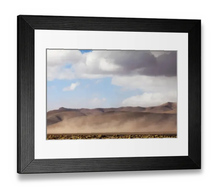 Framed Print : South America, Argentina, Province Salta. Sandstorm in typical landscape of the Puna Framed Print : South America, Argentina, Province Salta. Sandstorm in typical landscape of the Puna