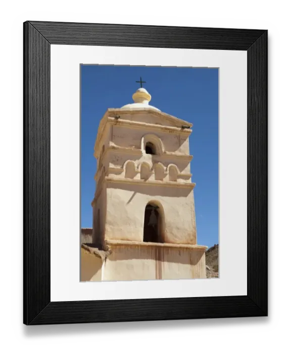 Framed Print : South America, Argentina, Province Jujuy - church of the remote village Susques in the Puna