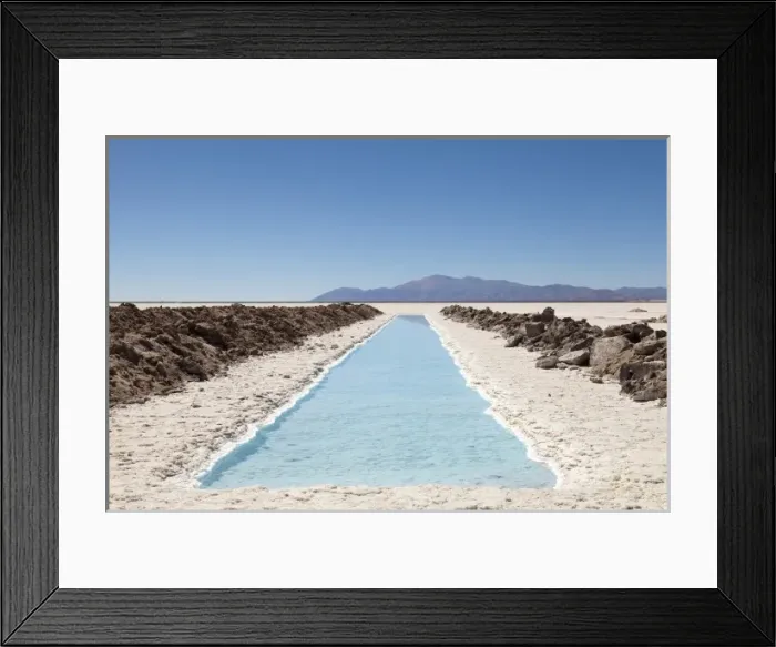 Framed Print : South America, Argentina, Province Jujuy, saltlake Salinas Grandes