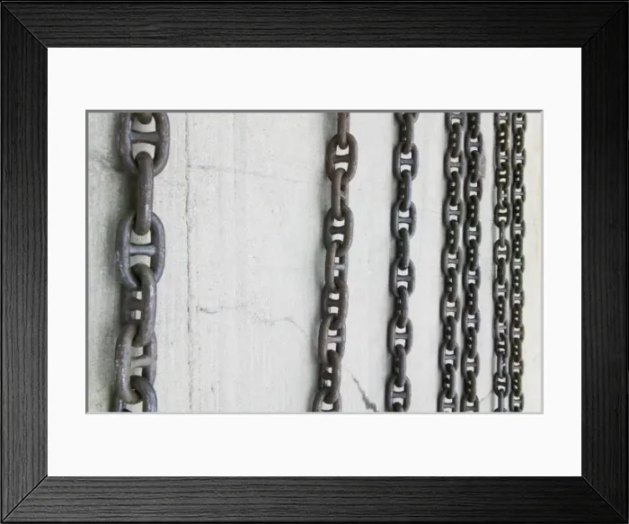 Framed Print : Chains, Ushuaia, Argentina Framed Print : Chains, Ushuaia, Argentina