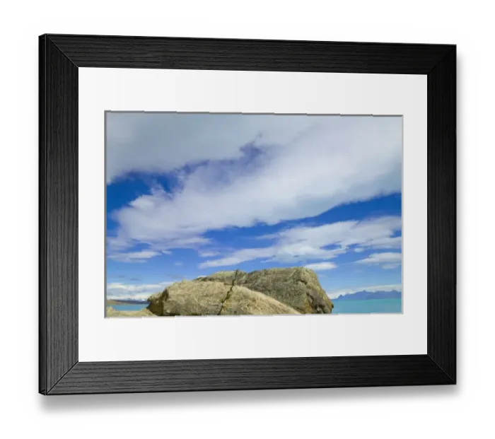 Framed Print : Huge rock by Lago Argentina, El Calafate, Patagonia, Argentina