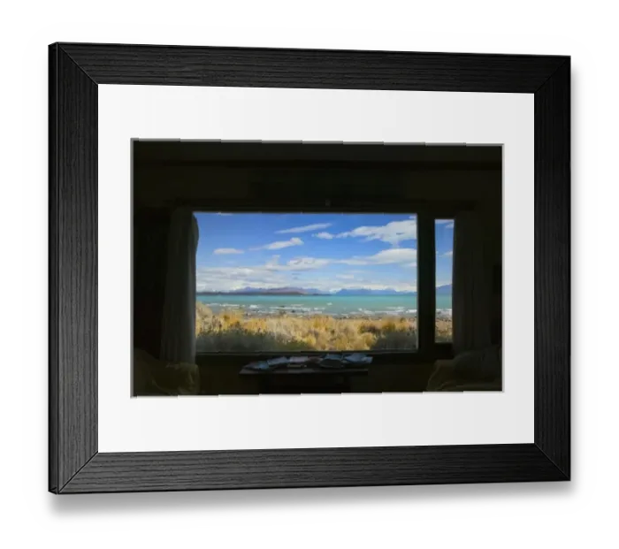 Framed Print : View of Lago Argentina, El Calafate, Patagonia, Argentina Framed Print : View of Lago Argentina, El Calafate, Patagonia, Argentina
