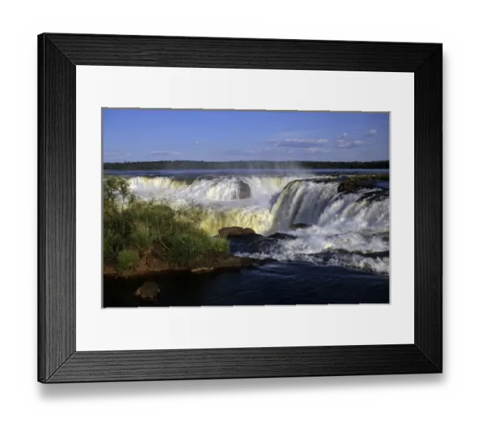 Framed Print : South America, Argentina, Iguacu Falls. A view from the top of the falls at Iguacu in Argentina Framed Print : South America, Argentina, Iguacu Falls. A view from the top of the falls at Iguacu in Argentina