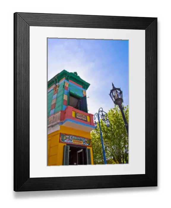 Framed Print : Argentina, Buenos Aires, Caminito, La Boca District Framed Print : Argentina, Buenos Aires, Caminito, La Boca District