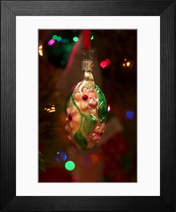 Framed Print : Christmas tree ornaments Framed Print : Christmas tree ornaments