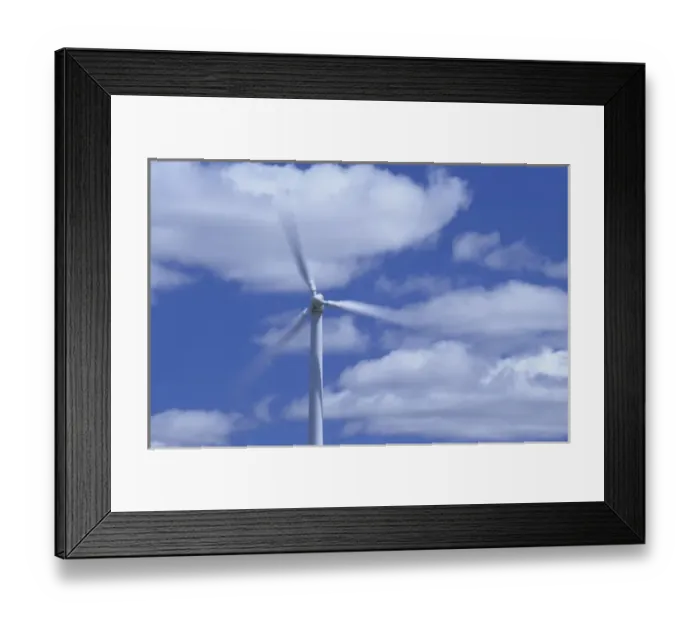 Framed Print : Wind power generator Framed Print : Wind power generator