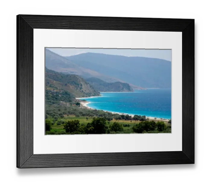 Framed Print : Albania, Borsh Beach