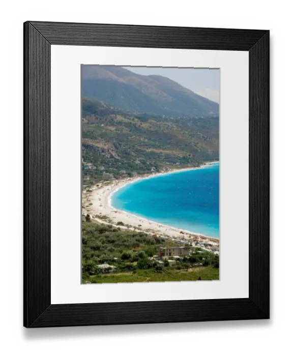 Framed Print : Albania, Borsh Beach Framed Print : Albania, Borsh Beach