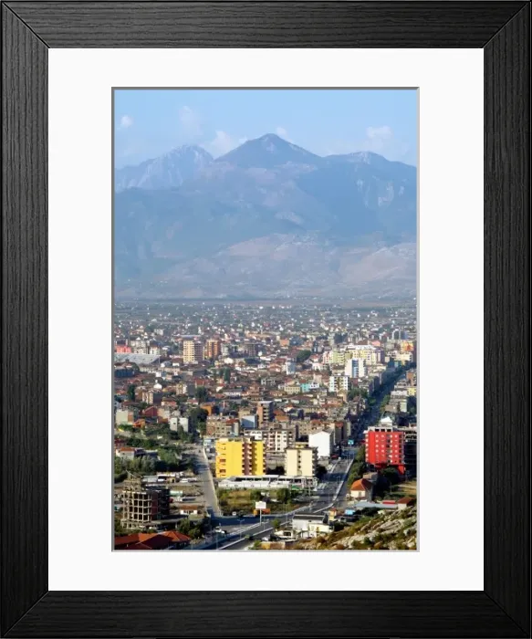 Framed Print : Albania, Shkodra. General view Framed Print : Albania, Shkodra. General view
