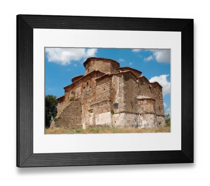 Framed Print : Byzantine Art. Albania. St. Nicholas Church, built in the XIII and remodeled in the 18th