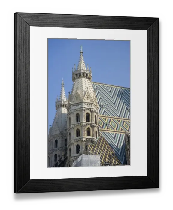 Framed Print : St. Stephens Cathedral (Stephansdom), Vienna, Austria