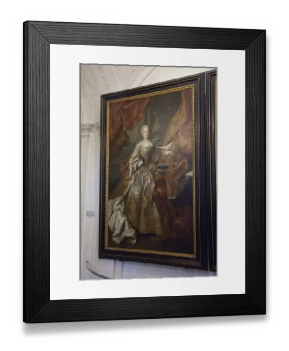 Framed Print : Austria, Wachau Valley, Melk. 900 year old baroque Melk Abbey (aka Benediktinerstift)