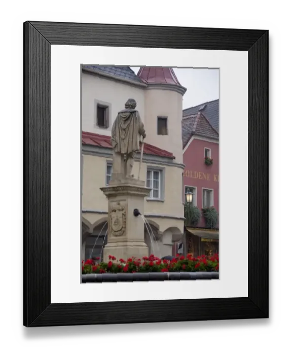 Framed Print : Austria, Historic town of Grein, located between Melk and Linz along the Danube River Framed Print : Austria, Historic town of Grein, located between Melk and Linz along the Danube River