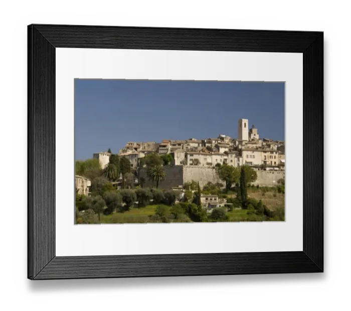 Framed Print : Saint Paul de Vence, Cote d Azur, France
