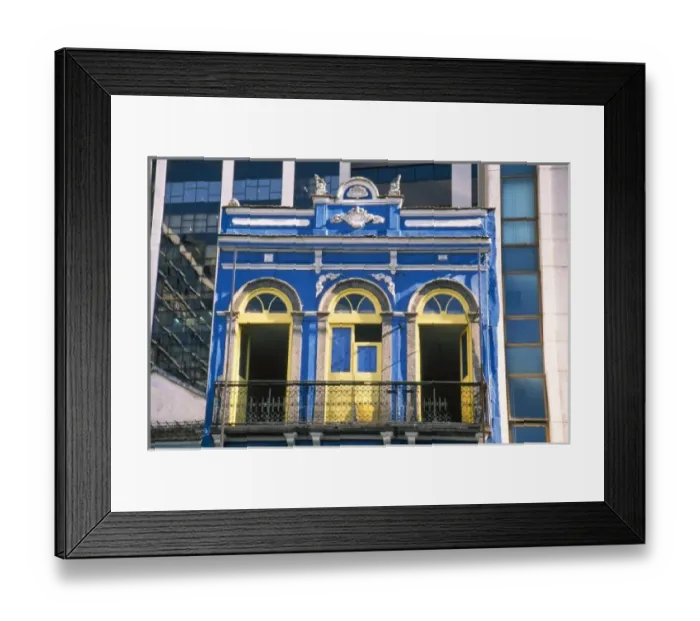 Framed Print : Brazil, Rio de Janeiro, colorful Alentejano Restaurant