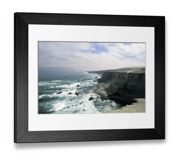 Framed Print : Chile, Antofagasta, La Portada National Monument. Desert coast and Pacific Ocean Framed Print : Chile, Antofagasta, La Portada National Monument. Desert coast and Pacific Ocean