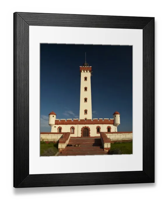 Framed Print : S. A. Chile, La Serena. The Lighthouse (el faro) is a popular destination for tourists
