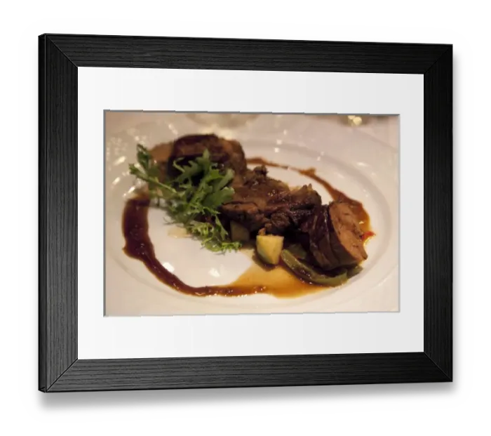 Framed Print : South America, Argentina, Mendoza. Entree of Argentine beef at Club Tapiz restaurant Framed Print : South America, Argentina, Mendoza. Entree of Argentine beef at Club Tapiz restaurant