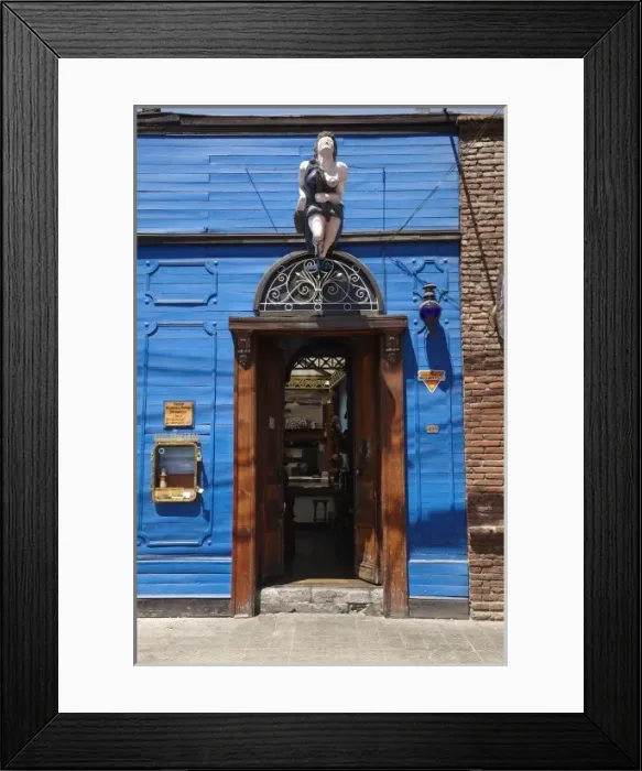 Framed Print : South America, Chile, Santiago, Azul Profundo Seafood Cafe and Restaurant, Bellavista Framed Print : South America, Chile, Santiago, Azul Profundo Seafood Cafe and Restaurant, Bellavista