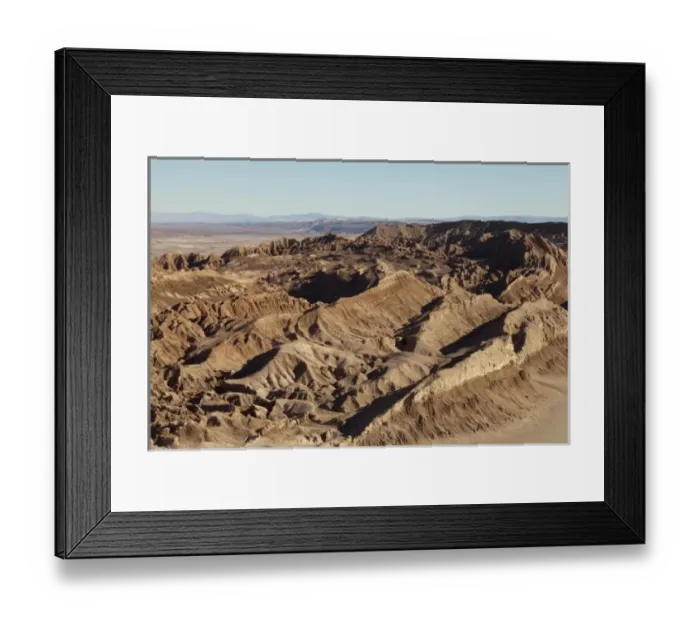 Framed Print : South America, Chile, Atacama desert - Moon Valley, outside of San Pedro de Atacama Framed Print : South America, Chile, Atacama desert - Moon Valley, outside of San Pedro de Atacama