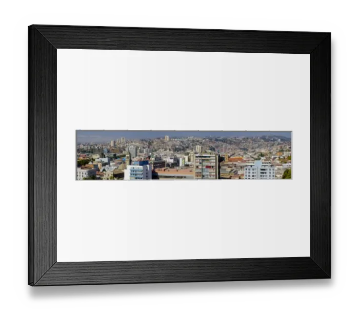 Framed Print : ValparaIso, Chile. South America. View from Cerro Bellavista