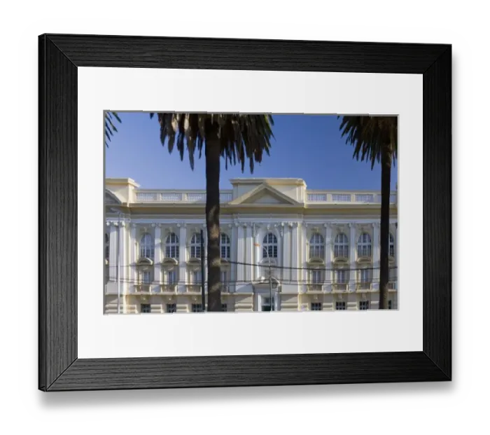Framed Print : ValparaIso, Chile. South America. Public Library building Framed Print : ValparaIso, Chile. South America. Public Library building