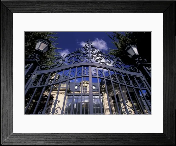Framed Print : South America, Chile, Magellanes, Punta Arenas. Casa Braun Menendez Framed Print : South America, Chile, Magellanes, Punta Arenas. Casa Braun Menendez
