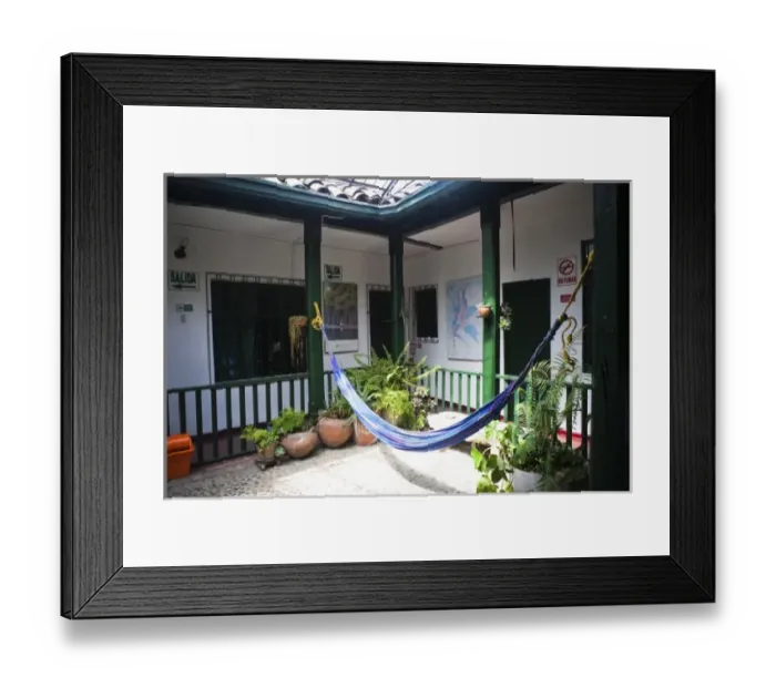 Framed Print : Bogota, Colombia. The famous Platypus hostel in downtown Bogota Framed Print : Bogota, Colombia. The famous Platypus hostel in downtown Bogota