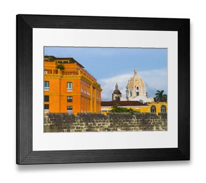 Framed Print : Cartagena, Colombia. Cartagena boasts plenty of colonial architecture. Constructed in 1575 Framed Print : Cartagena, Colombia. Cartagena boasts plenty of colonial architecture. Constructed in 1575