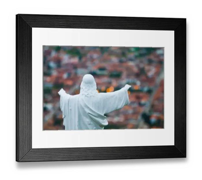 Framed Print : Cartagena, Colombia. The mirador named sagrado corazon is a steep hour s Framed Print : Cartagena, Colombia. The mirador named sagrado corazon is a steep hour s