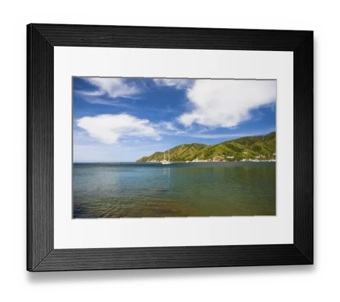 Framed Print : Taganga, Colombia. Taganga is a small fishing port on the Caribbean coast with many